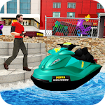 Cover Image of Download Pizza Delivery Jet Ski Fun  APK