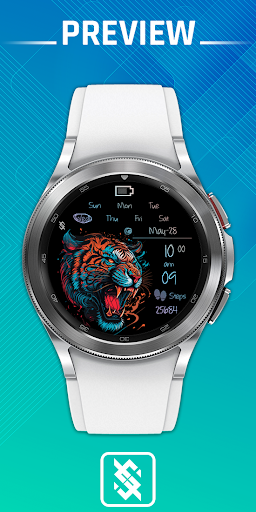 BFF64- Neon Art Tiger colorful screenshot 8