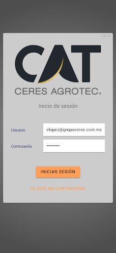 Android application CeresAgrotec screenshort