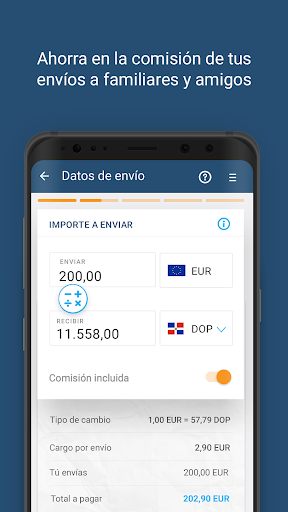 Remesas Reservas Screen 2
