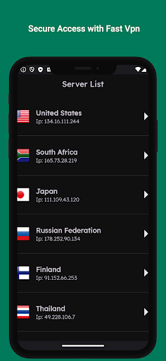 Fast VPN Screen 2
