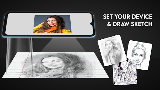 Android application AR Draw - Trace & Sketch screenshort