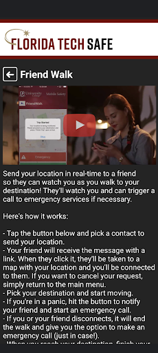 Florida Tech Safe Screenshot
