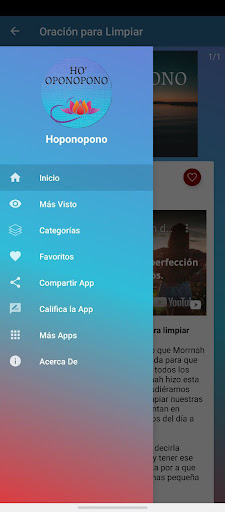 Android application Hoponopono screenshort