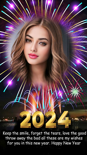 Android application New Year Photo Frame 2024 screenshort