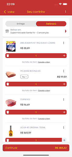 Supermercado Santa Fé Screenshot 4 - AppWisp.com