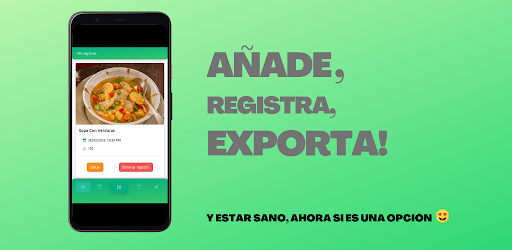 Android application Food diary screenshort