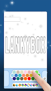 LamkyBox Coloring Book-Glitter
