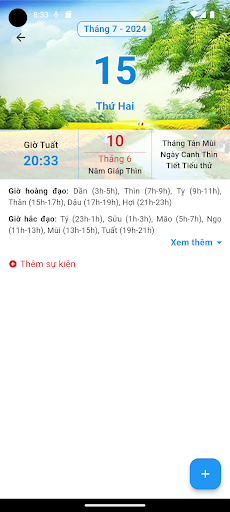 Lịch vạn niên 2025  Âm Lịch