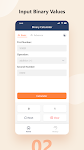 screenshot of Binary Calculator