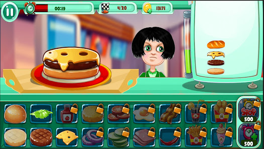 Bombom Burger Chef Game mod apk unlimited money version 5