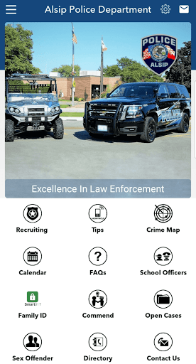 Android application Alsip Police Department screenshort