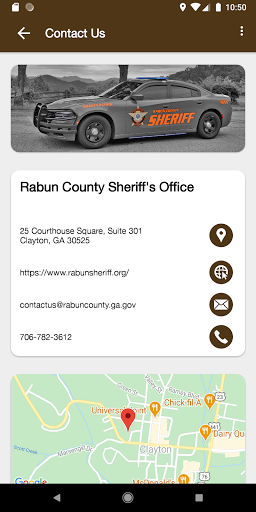 Rabun County GA Sheriff Screen 2