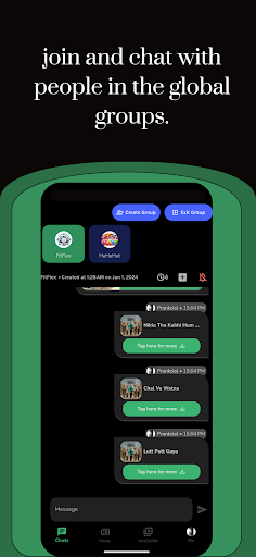 lmaOo Chat: Group, Song, Watch Screen 3