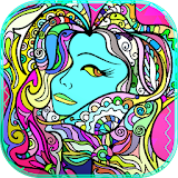Fashion Adult Coloring Book icon
