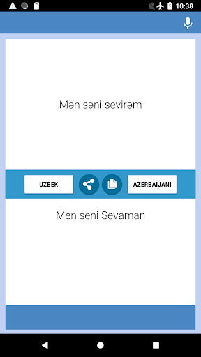 Ozbek - Ozarbayjon Tarjimon Screen 2