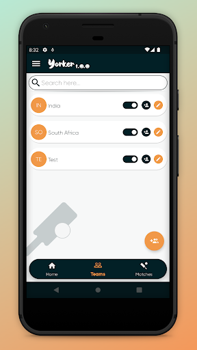 Cricket Scoring App - Yorker Screen 3