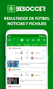 BeSoccer Resultados de Fútbol - Apps en Google