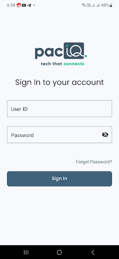 Android application PAC-IQ screenshort