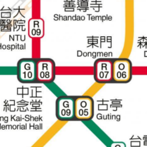 Taipei Metro Route Map 2023