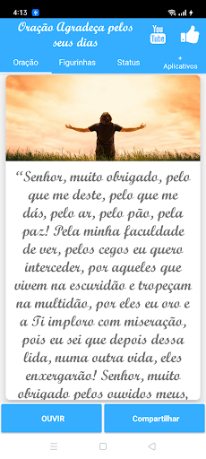 Oração Agradeça pelos seus dia