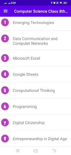 Computer Science 8th SNC Screen 3