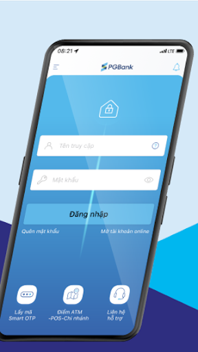 PGBank App Screen 2