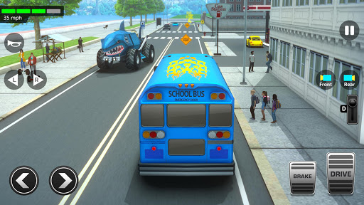 Super High School Bus Driving Simulator 3D - 2020  screenshots 3