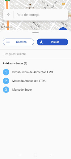 VendasExternas - Roteirização Screen 2