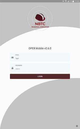 Android application R-OPER MOBILE screenshort
