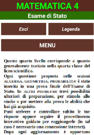 Android application MATEMATICA 4 screenshort