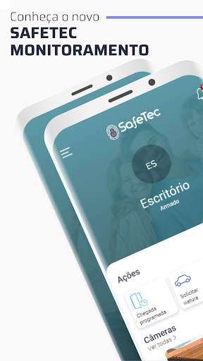 Android application SAFETEC MONITORAMENTO screenshort