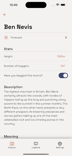 Munro Bagger Screen 2
