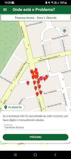 Android application Cianorte Iluminada screenshort