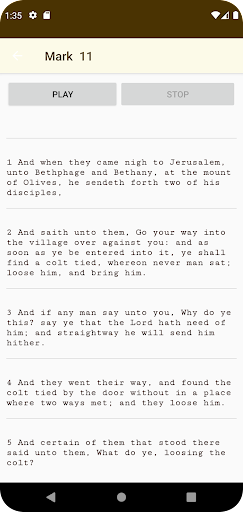 Bible (new testament) (audio) Screen 3