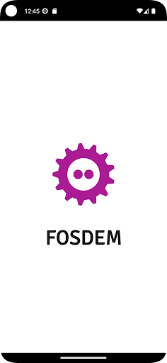 Android application Fosdem screenshort