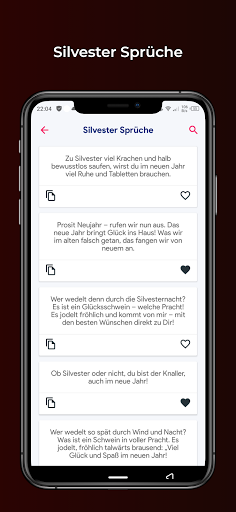 Silvester Sprüche Screen 2