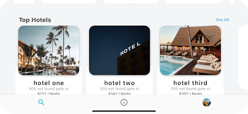 Moon Trips - a Travel Gadget Screen 3