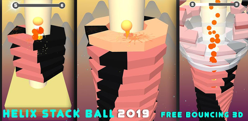 Helix Stack Ball Games : Jump Bouncing Balls 3D