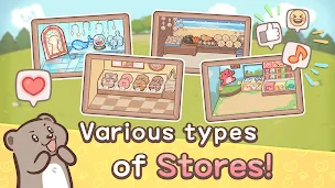 Welcome! Otter Town: cute game - Screenshot 3