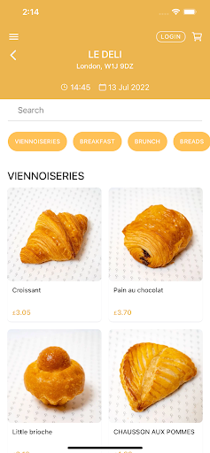 Android application Le Deli Robuchon screenshort