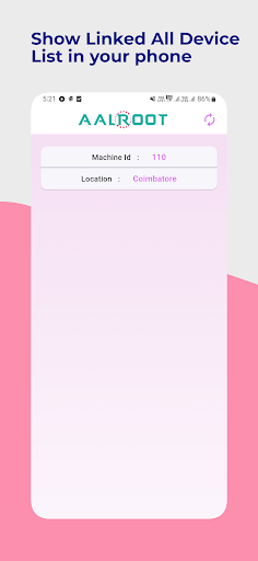 Android application AALROOT Smart Vend screenshort