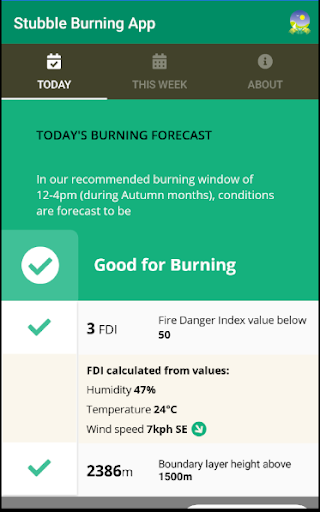 Android application Stubble Burning App screenshort