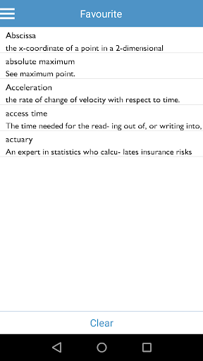 Mathematics Dictionary Offline Screen 3