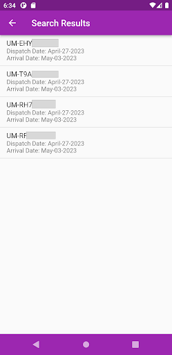 UmojaExpressCargo Screen 2
