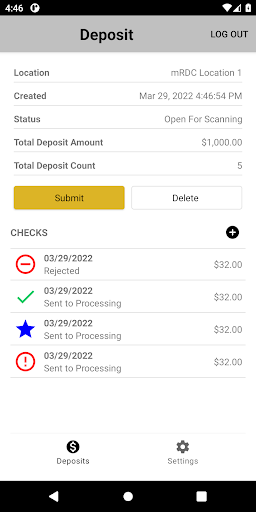 PB&T Business Deposit Screen 3
