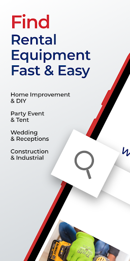 Android application RentalHQ - Equipment and Event screenshort