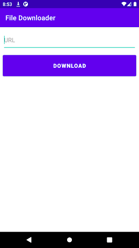 Android application File Downloader screenshort