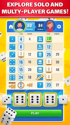 Yatzy: Dice Game Online - Screenshot 2