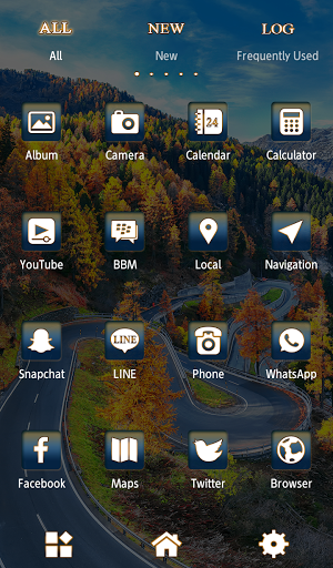 Autumn Mountain Pass Theme Screen 3